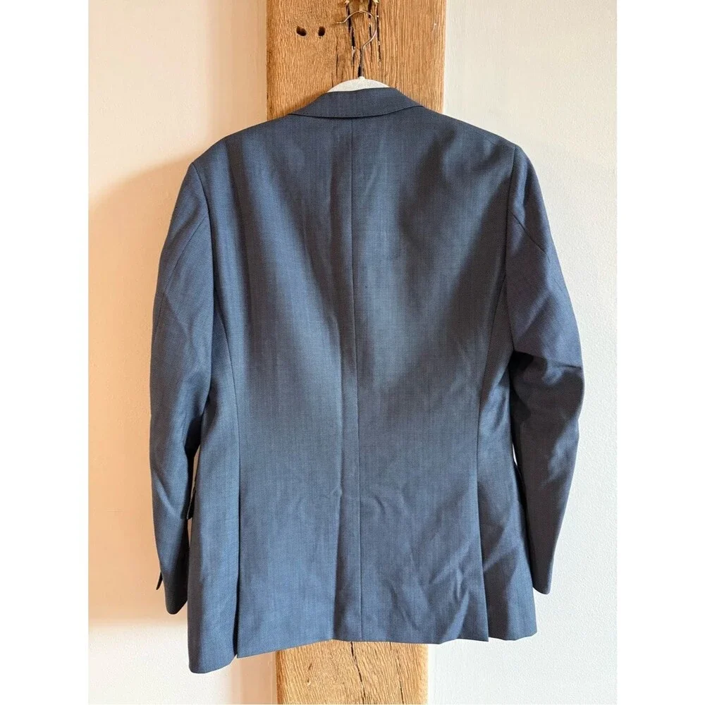Spier &‎ Mackay Suit Jacket 38 Slim Blue Contemporary Blazer